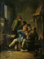 Merry Company with Violinist