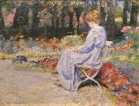 Woman in a Garden