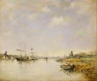 Dordrecht, the Meuse seen from Swandrecht