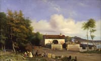 View of the Bois de Saint Cloud