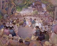 Breton Dancers, Concarneau