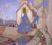 Drying the Nets, Concarneau