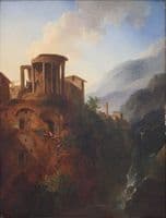 The Temple of Sibyl in Tivoli