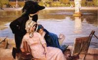 Three Young Painters by the Water