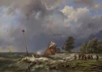 A Breezy Day off the Dutch Coast