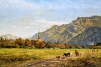 A Fine Autumn Day at Interlaken