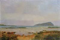 The Island of Davaar from Campbeltown Loch