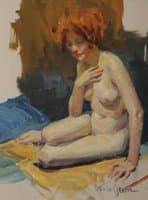Nude with Red Hair