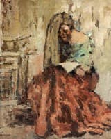 Girl Drying Her Hair