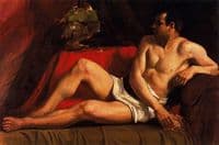Recling Man