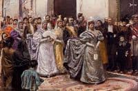El cortejo de lareina María Cristin