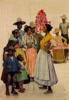 Gypsy Selling Flowers