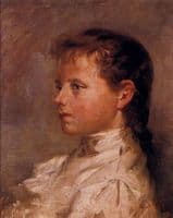 Portrait of  Margarita Lozano as a Child