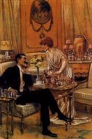 Couple in the Salon