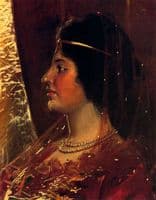 Woman with Red Veil