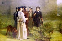 Scene in the Temple Garden