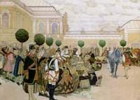 Empress Anna Ioannovna and Her Court