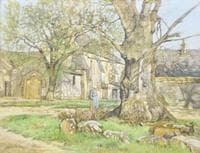 Normandy Farm with Animals