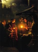 Market Place by Candlelight