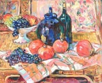 Still Life with Pomegranates