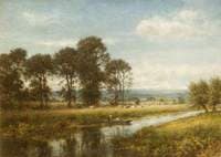 A River with Figures in a Punt