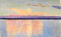 Sunset over a River