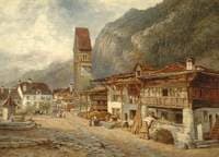 Unterseen, Interlaken, Autumn in Switzerland