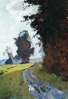 Evening. The Road