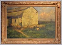 Barn with Sheep