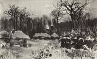Village. Early Spring