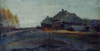 Village. Grey Day