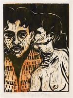 Painter and Model - Poet and Woman