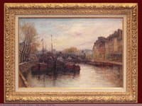 Paris, La Seine with Boats at Pont Neuf