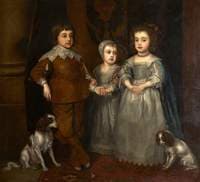 Charles II and Siblings (after Van Dyck)