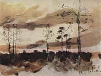 Sunset at the Forest Edge