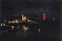 Illumination of the Moscow Kremlin