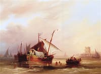Portugese Fisherman off Belem Tower
