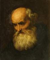 Head of a Bearded Old Man (style of Paolo Veronese)