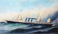 The S. S. City of New York at Sea