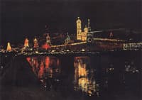 Illumination of the Moscow Kremlin