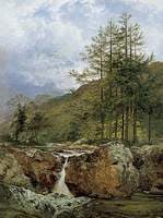 The Rocky Bed of a Welsh River