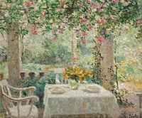 A Garden Terrace, Laren