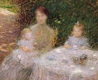 The Artist's Family in the Garden