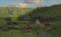 Watermill at Sunset