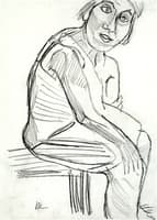 Seated Female Nude