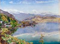 The Lake of Lucerne, Mont Pilatus in the Distance