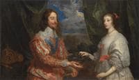Charles I and Henrietta Maria Holding a Laurel Wreath
