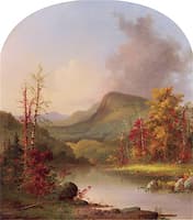 Autumn Mountain Scene