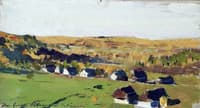 Autumn Landscape with a Village