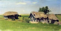Landscape with Huts